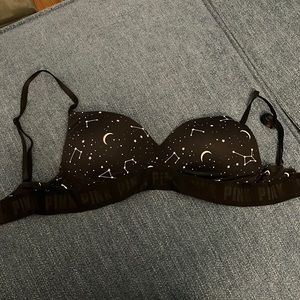 PINK push up wireless bra